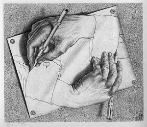Escher's Drawing Hands